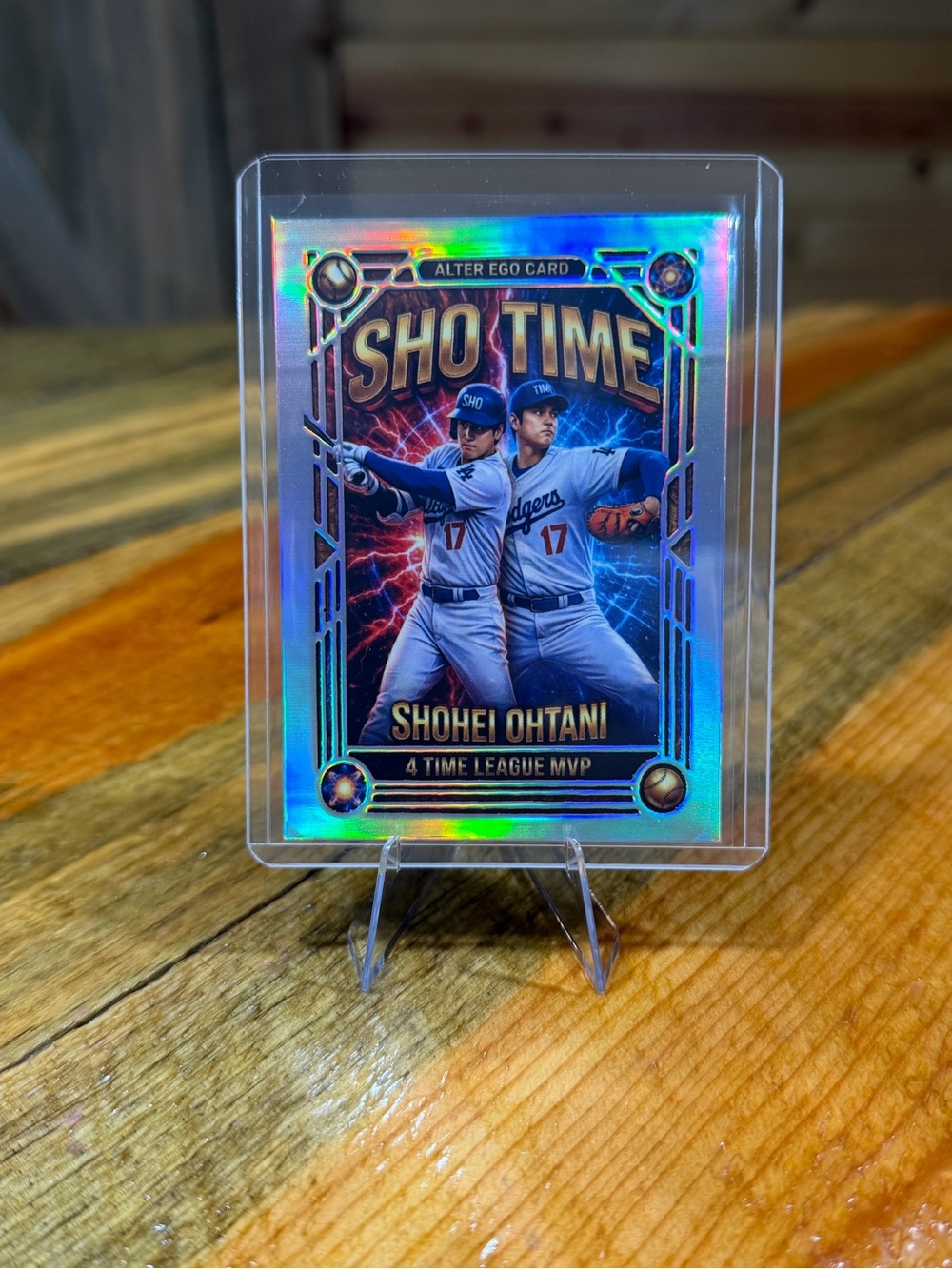 Shohei Ohtani Los Angeles Dodgers “Sho Time" Alter Ego Custom Baseball Card
